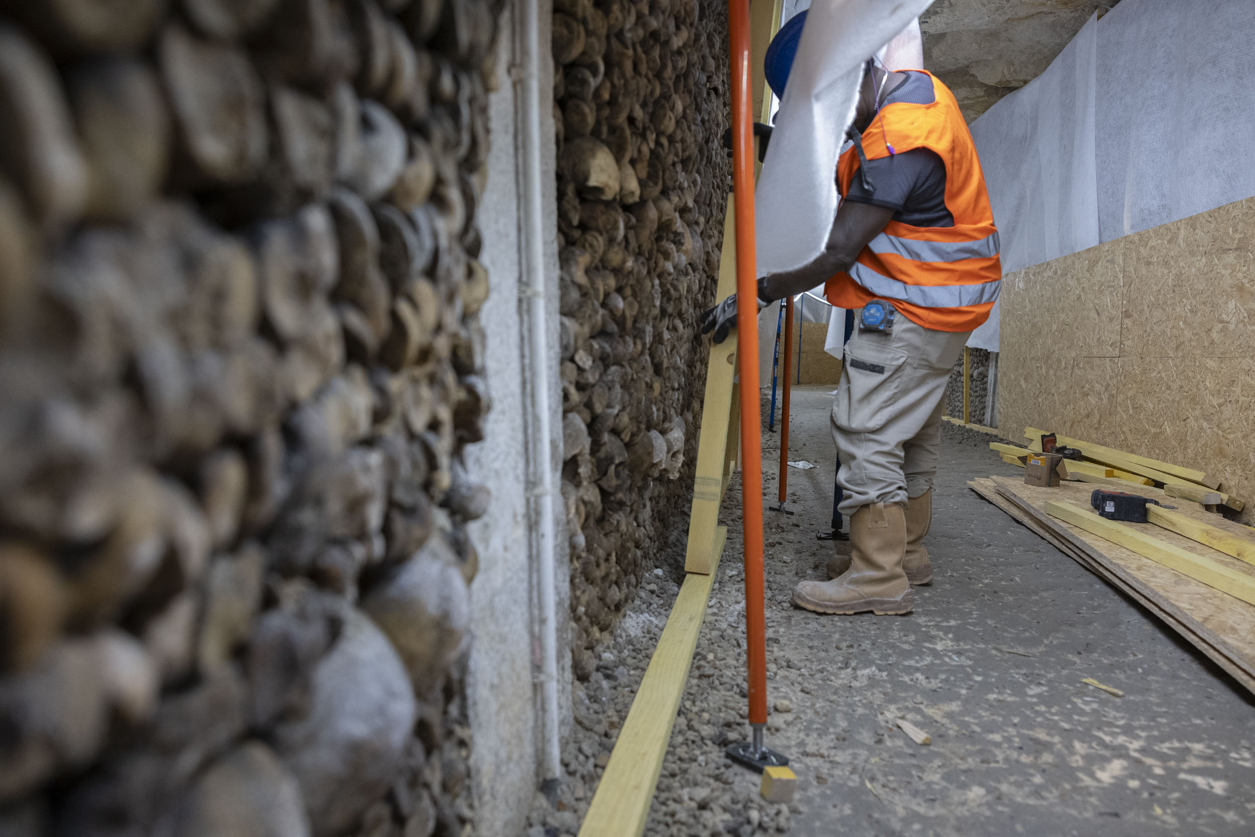 Travaux dans les Catacombes